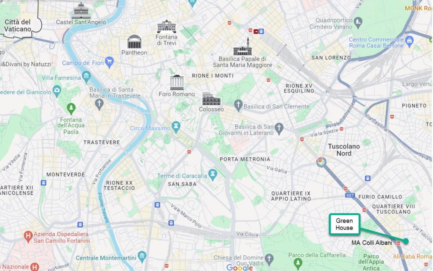 Green House Exclusive Suite Near Metro A 로마 외부 사진