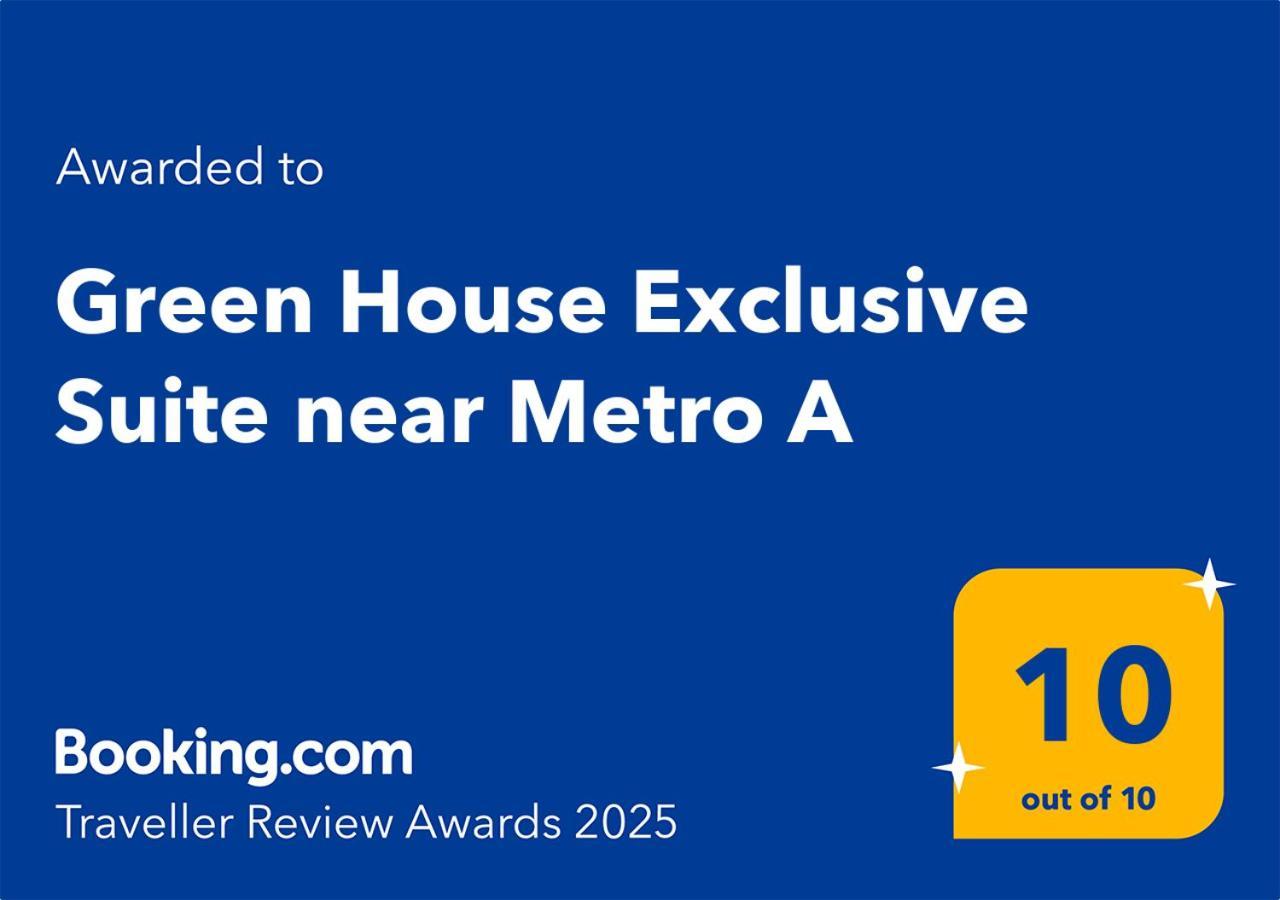 Green House Exclusive Suite Near Metro A 로마 외부 사진